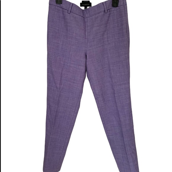 Talbots Chatam Pants Purple Violet Heather - Picture 1 of 4
